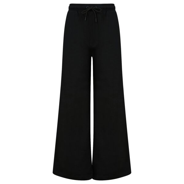 Women's sustainable fashion wide leg joggers Thumbnail