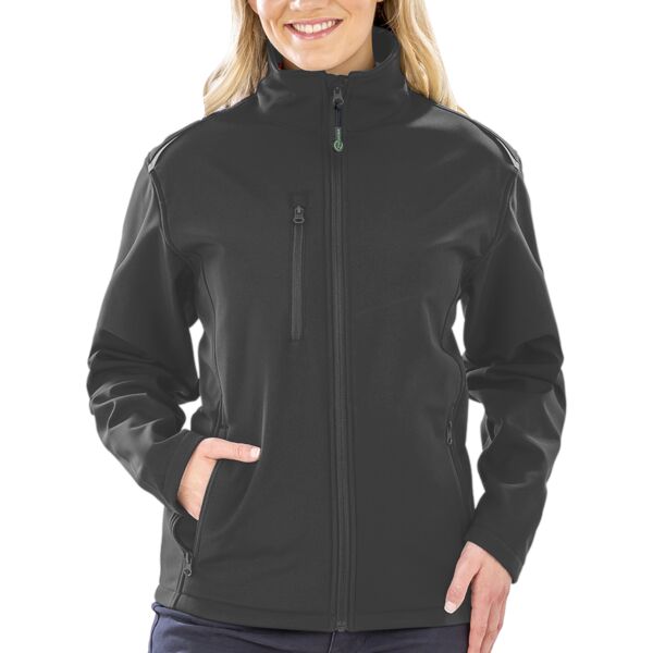 Result Recycled Ladies Three Layer Printable Soft Shell Jacket Thumbnail
