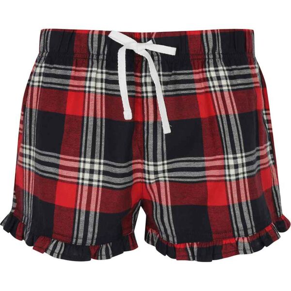 Women's tartan frill shorts Thumbnail