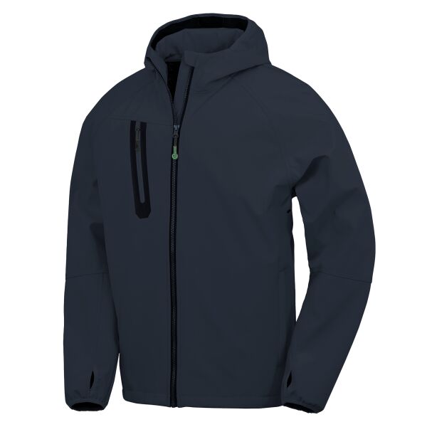 3-layer recycled printable casual hooded softshell Thumbnail