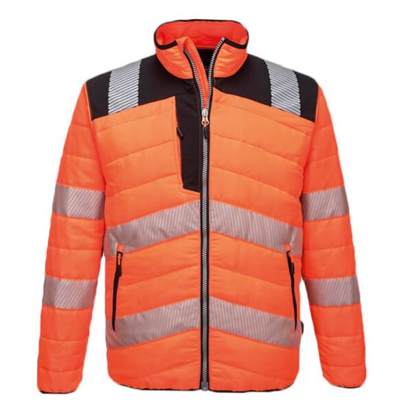PW3 Hi-vis baffle jacket (PW371) Thumbnail