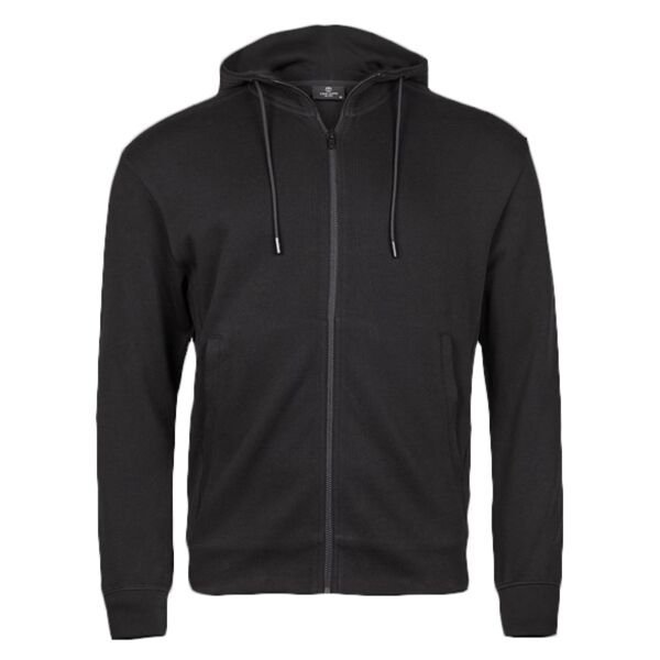 Ribbed interlock hooded full-zip (5508) Thumbnail