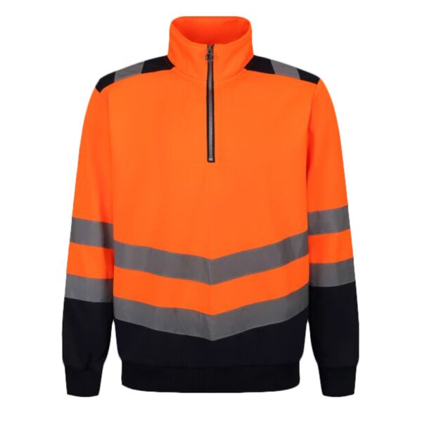 Pro Two Tone 1/4 Zip Sweat Top Thumbnail