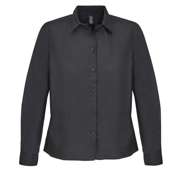 SOL'S Ladies Bailey Long Sleeve Poplin Shirt Thumbnail