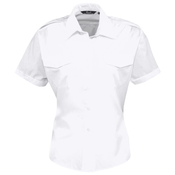 Women's short sleeve pilot blouse Thumbnail