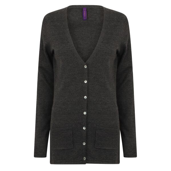 Women's v-button cardigan Thumbnail
