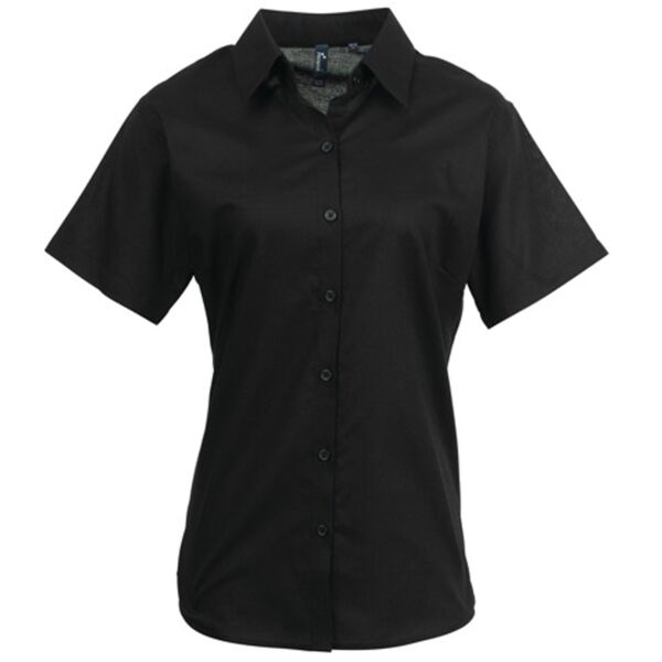 Women's signature Oxford short sleeve shirt Thumbnail