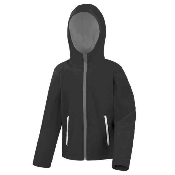Core junior TX performance hooded softshell jacket Thumbnail
