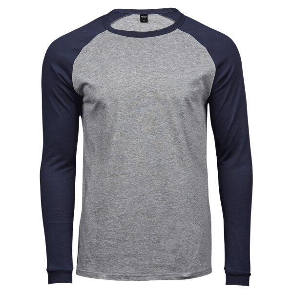 Tee Jays Long Sleeve Baseball T-Shirt Thumbnail