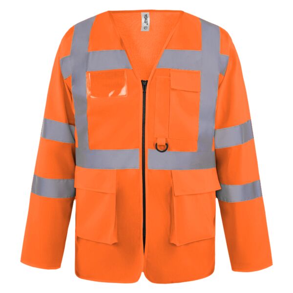 Yoko Hi-Vis Executive Long Sleeve Waistcoat Thumbnail