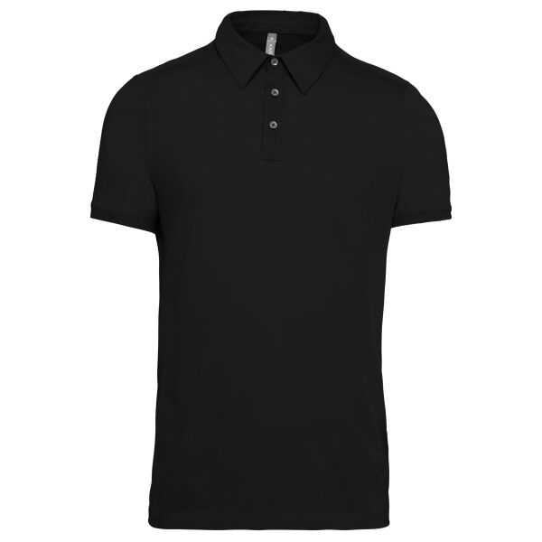 Jersey knit polo shirt Thumbnail