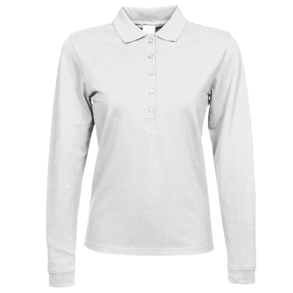 Ladies' Luxury Long Sleeve Stretch Polo Thumbnail